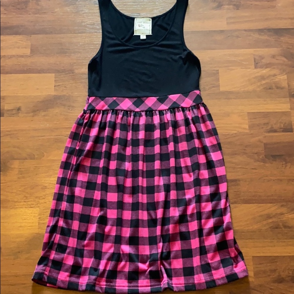 Plaid dress NWOT